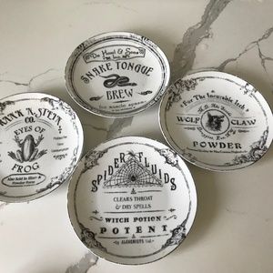 222 Fifth Dining 222 Fifth Hallow Apothecary Halloween Plates